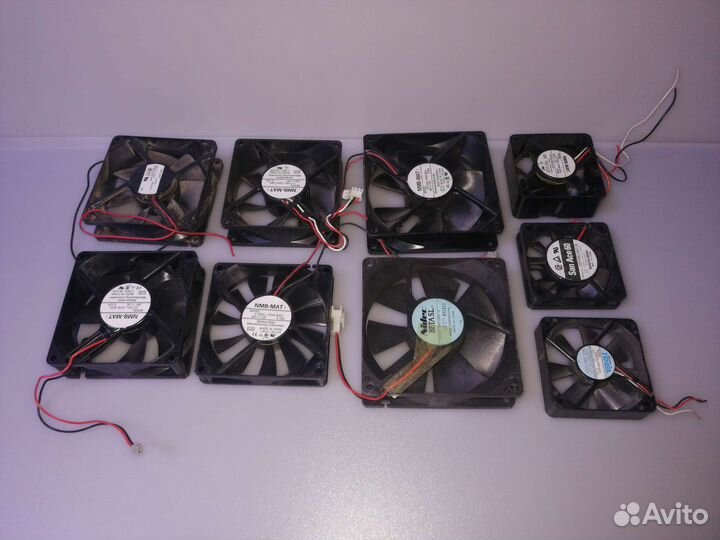 Кулеры 40-120мм и др много разных размеров