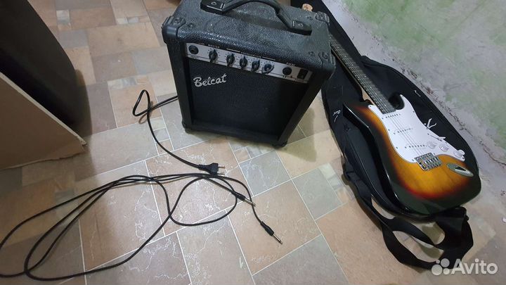 Гитара с комбиком.электрогитара