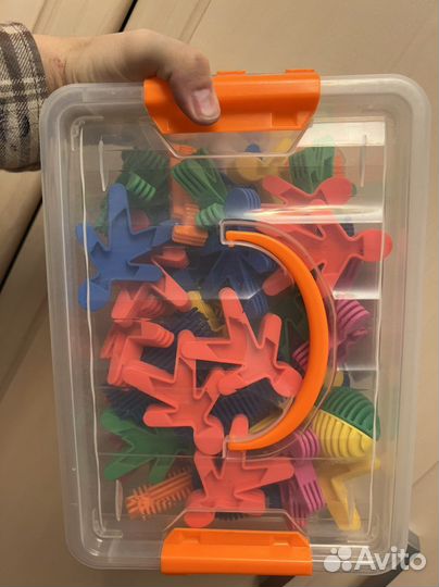 Конструктор пластиковый резиновый