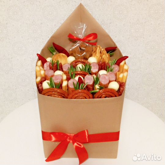 Съедобные букеты мужские