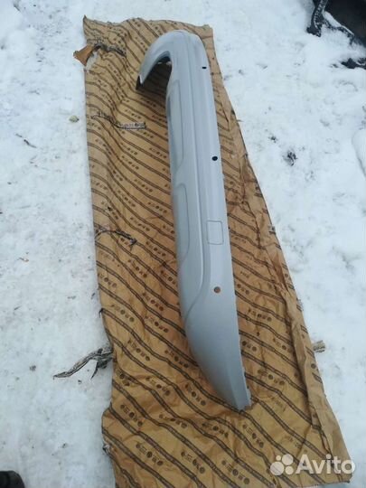 Юбка заднего бампера на ауди ку3 audi q3