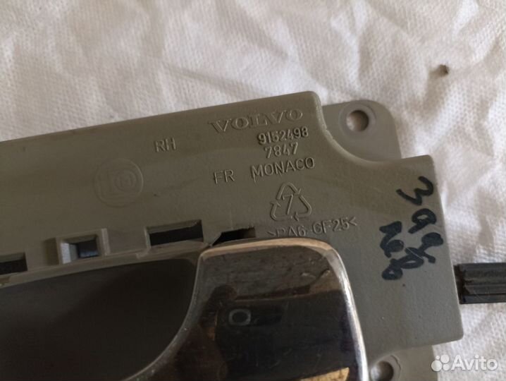 Volvo S70 Ручка двери передней внутренняя правая