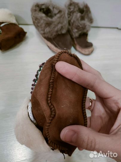 Чуни меховые в коляску