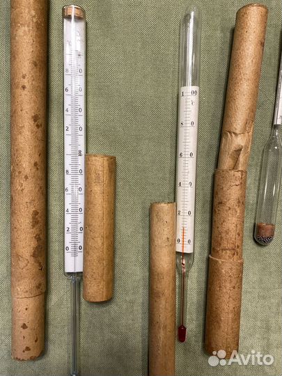 Термометр ртутный СССР лабораторный, спиртометр