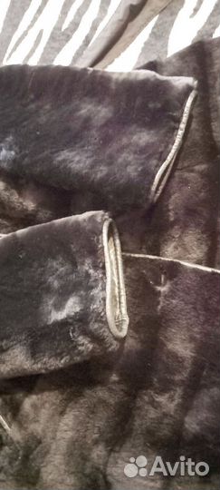 Шуба мутоновая с капюшоном 42 44