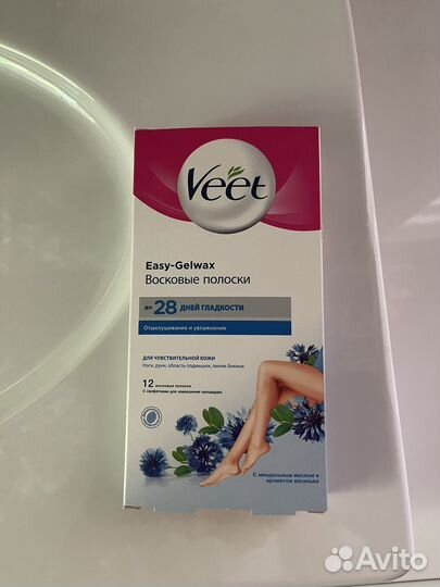 Восковые полоски Veet