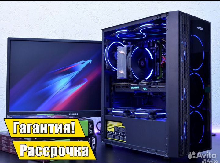 Игровой пк Intel I3 12100F + RTX 3060 / RTX 3060Ti
