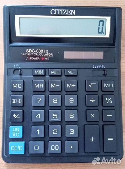 Калькулятор citizen SDC-888 T