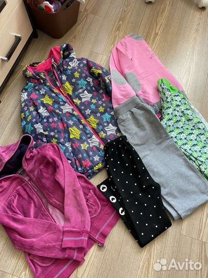 Много разных пакетов на девочку 116-122