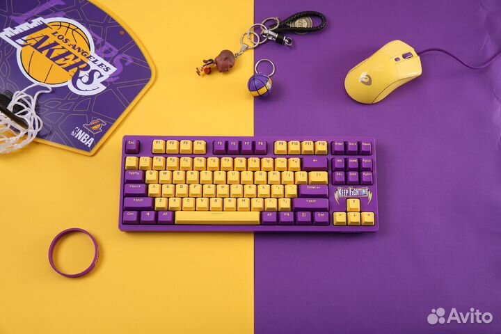 Механическая клавиатура Dareu A87 Violet Gold