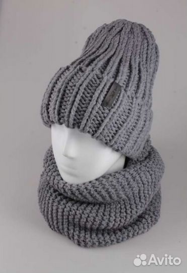 Комплект шапка и шарф