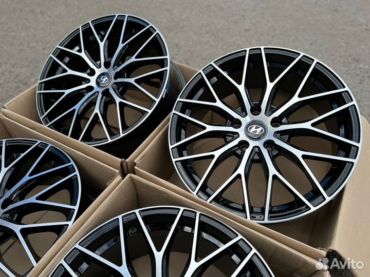 Литые диски BMF091 R17 на Huyndai Sonata