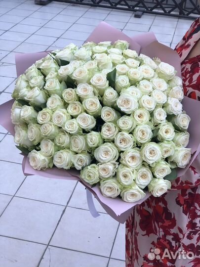 101 роза букеты