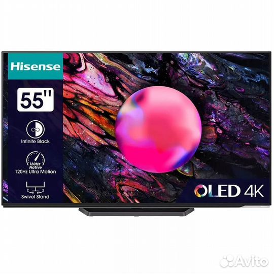 Телевизор Hisense 55A85K oled официальная гарантия