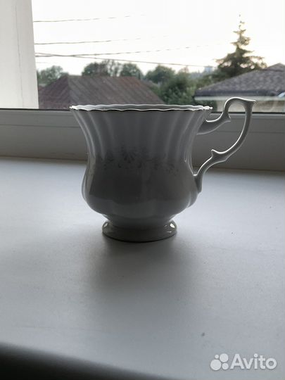 Чайные чашки с блюдцами фарфор