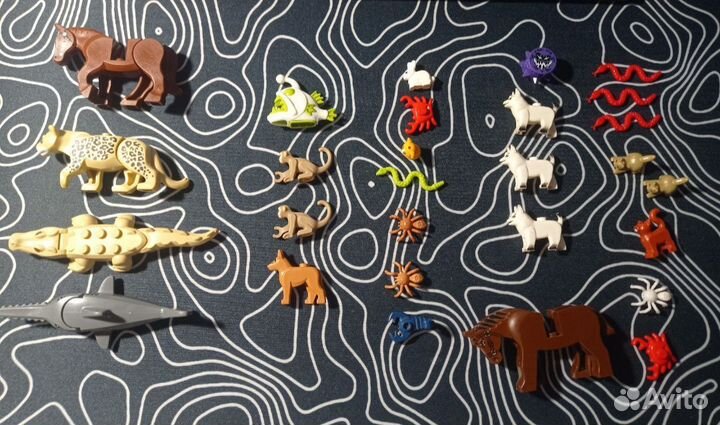 Lego минифигурки и животные