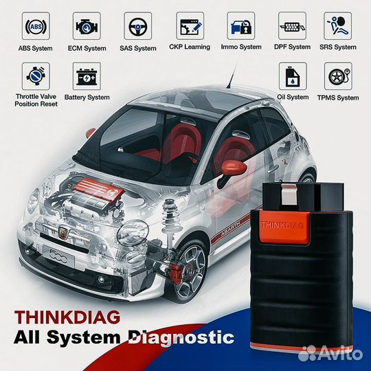 Автосканер thinkdiag