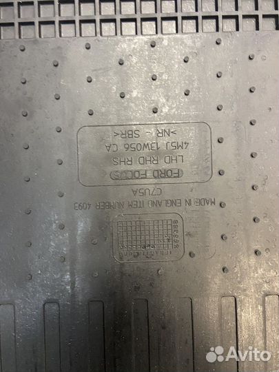Ковры заднего ряда на ford фокурс 2