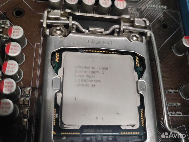 Материнская плата с процессором 1156