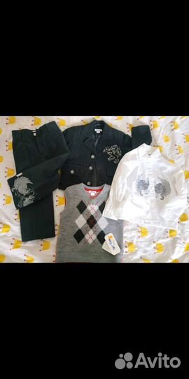 Костюм тройка плюс рубашка для мальчика 2, 3 лет