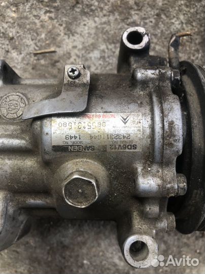 Компрессор кондиционера peugeot partner