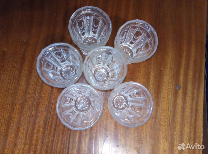 Хрустальные бокалы фужеры рюмки