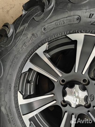 Комплект колес для квадроцикла 14 4/110 + zilla 30