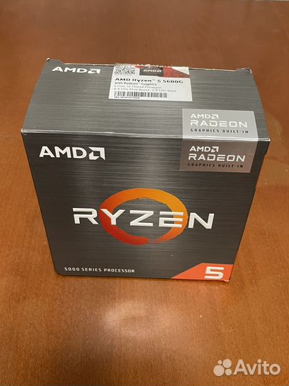 CPU am4 Ryzen 5 5600G с кулером в комплекте