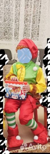 Новогодний костюм для мальчика, гномик
