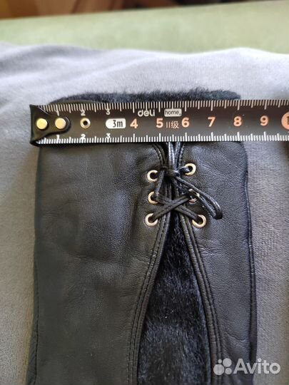 Перчатки кожаные женские Италия