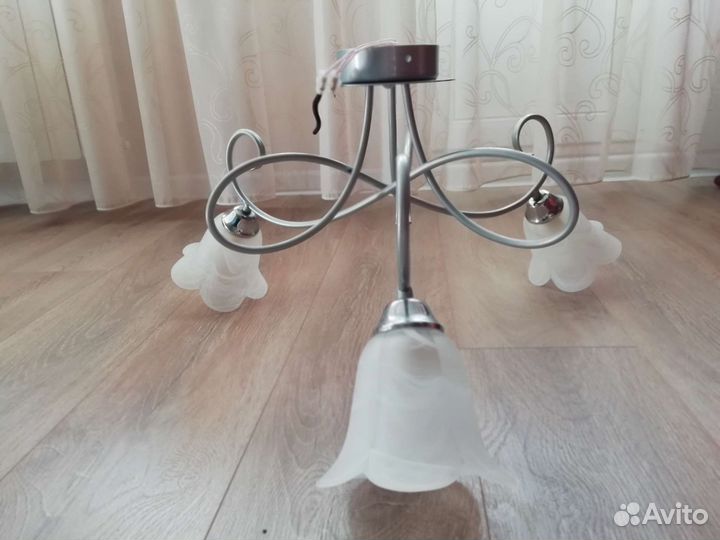 Люстра потолочная бу