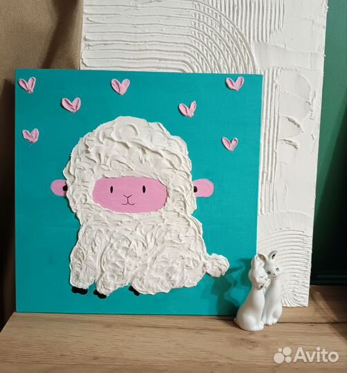 Картина интерьерная 30*30 см детская