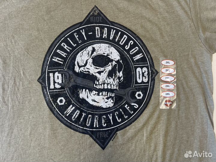 Футболка мужская Harley davidson, 2XL