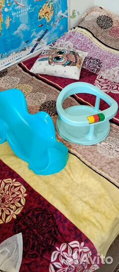 Стульчик и горка для купания