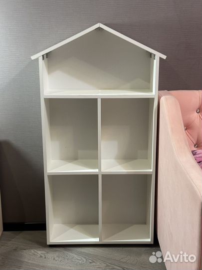 Детский стеллаж домик
