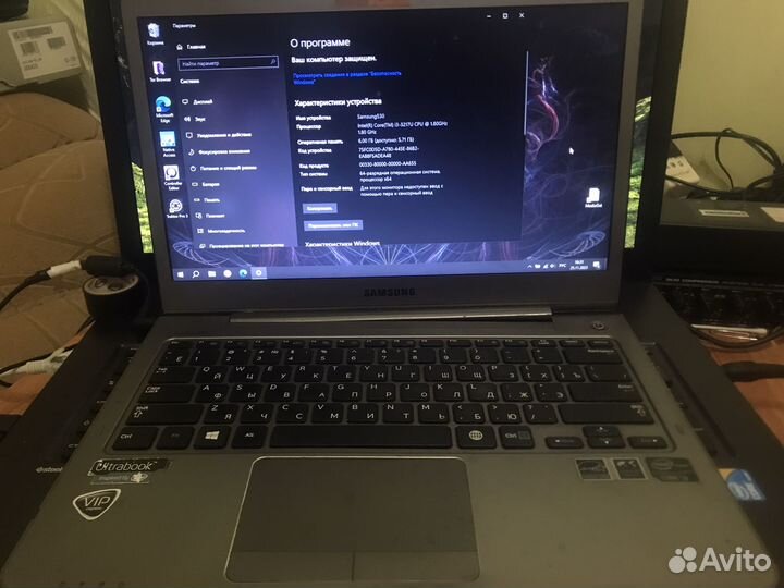 Ноутбук samsung np530