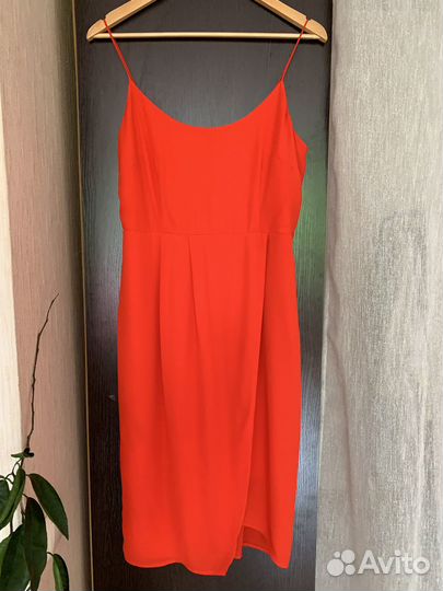 Платье на бретелях Lindex М красный алый