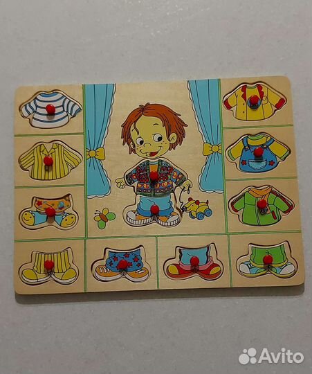 Развивающая игрушка вкладыш 