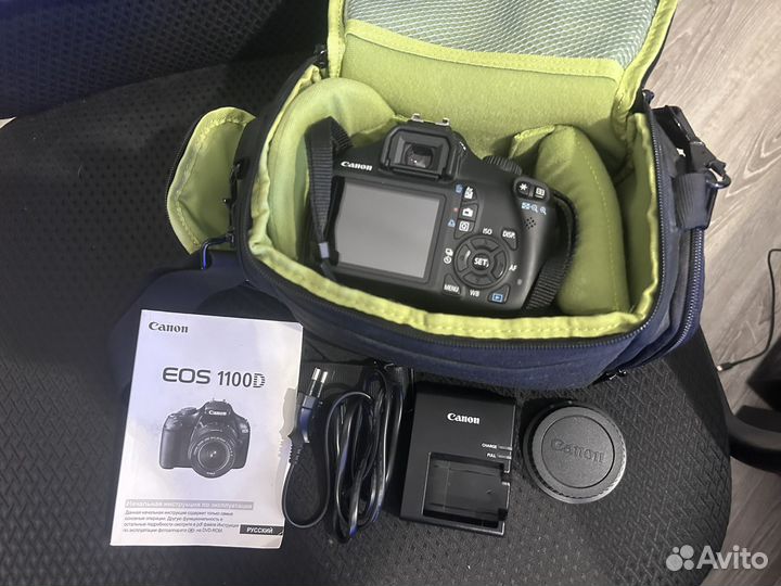Зеркальный фотоаппарат canon eos 1100d