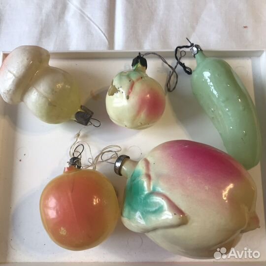 Елочные игрушки СССР