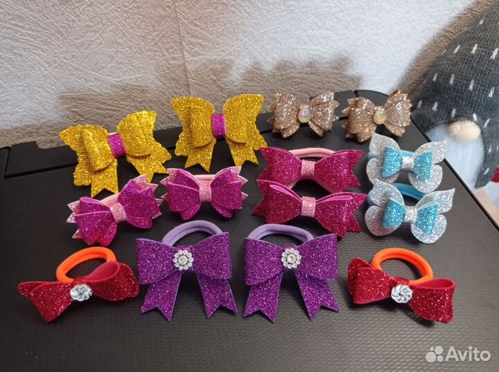 Резинки для волос.ручная работа