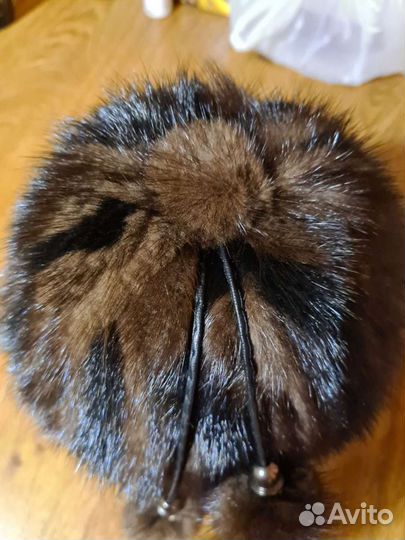 Шапка женская вязаная норка,очень теплая, новая
