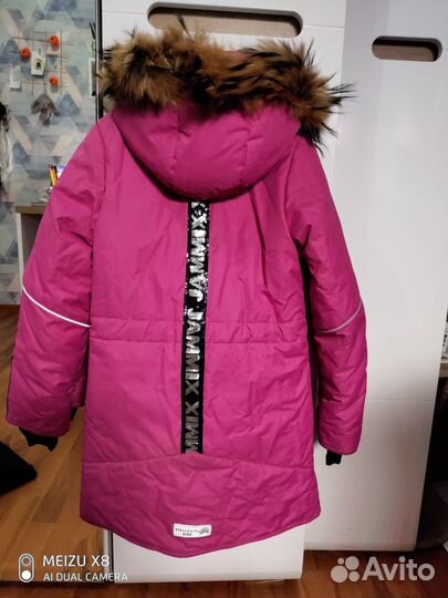 Пальто парка для девочки 140
