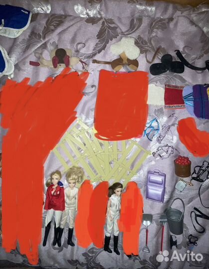 Брейер-Breyer лошадь амуниция, всадники