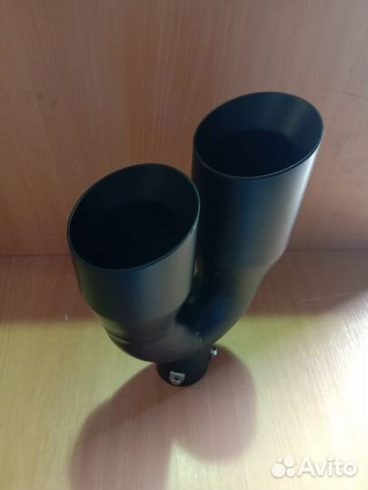 Насадка на глушитель (нержавейка) черная