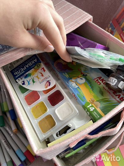 Набор для рисования с акварельными маркерами
