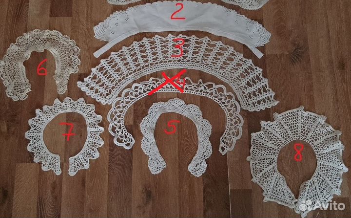 Вязаные воротнички