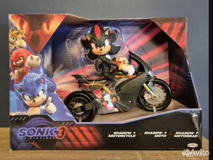 Фигурка Шедоу на мотоцикле Sonic 3