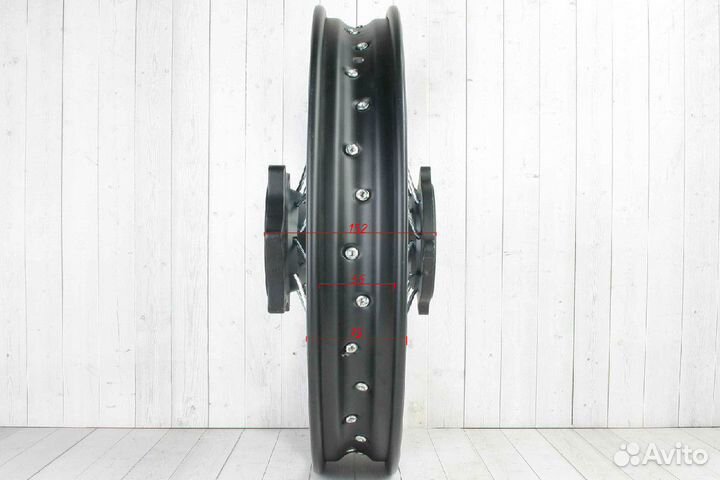 Диск 18 х2,15 заднии CRF250 эндуро стальнои