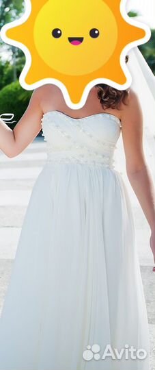Свадебное платье размер 46